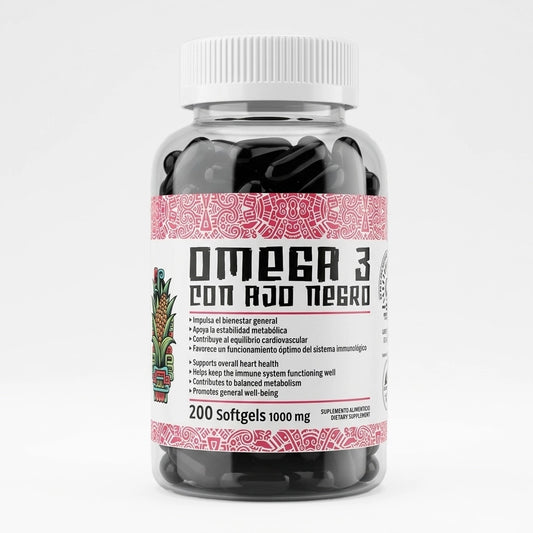 Omega 3 con Ajo Negro