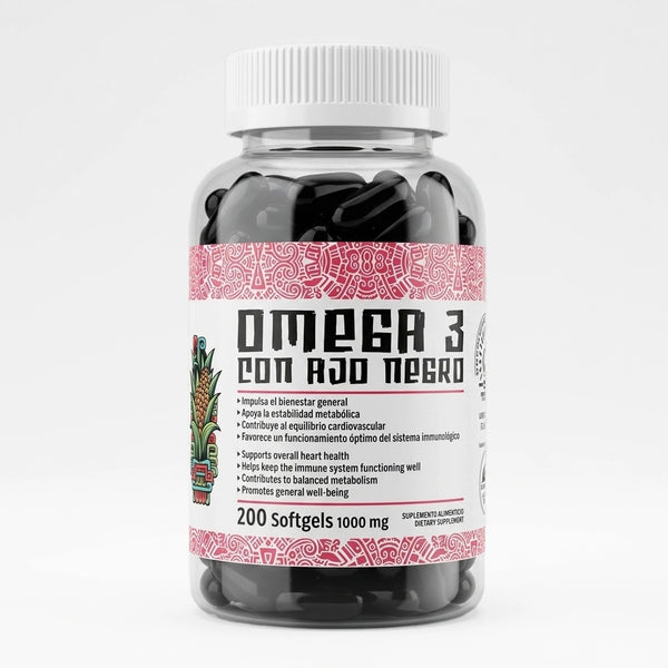 Omega 3 con Ajo Negro
